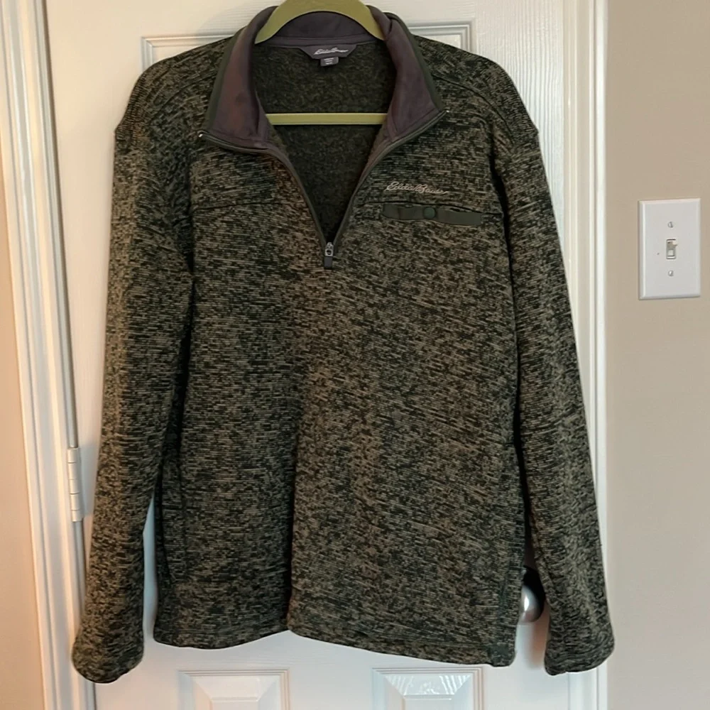 Eddie Bauer Quarter Zip Sweater